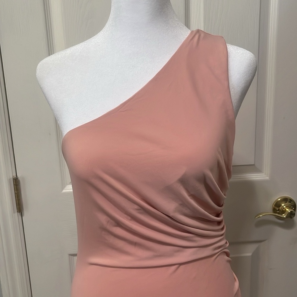 NEW with tags REVOLVE X Michael Costello Kimberly Mini Dress Light Mauve Small - Picture 3 of 9